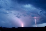 Lightning in Hurricane, West Virginia