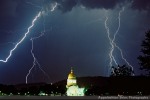 Lightning over the West Virginia State Capitol