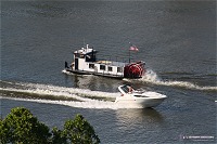 Pleasure boaters on the Kanawha River