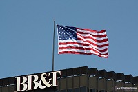 BB&T Square and flag