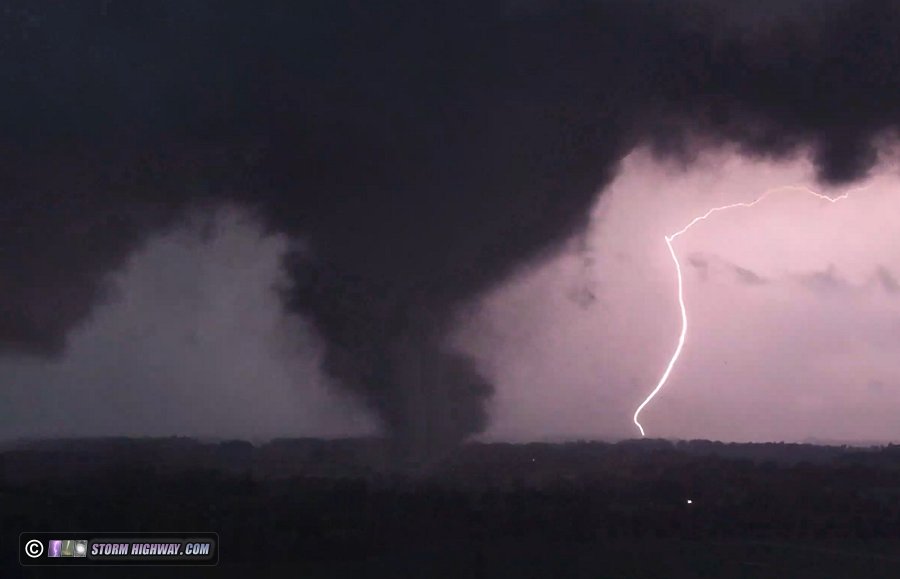 Tornado at Hebron, Indiana