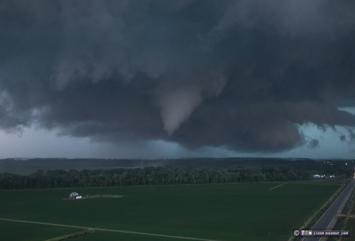 Tornado at Hebron, Indiana