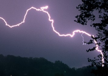 Lightning FAQ - Why do some lightning bolts have loops and knots in them?