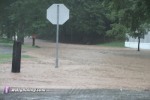 Flooded road