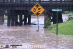 Flooded underpass