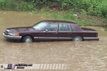 Flooded car