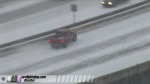 Cars slide, crash on icy Interstate bridge
