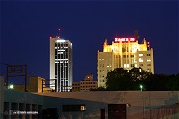 Amarillo, Texas evening on May 20