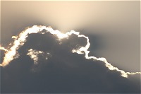 Sunset cumulonimbus over Stillwater, OK on May 24