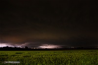 Distant lightning near Blackwell, OK on May 26
