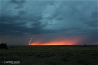 Lightning near Shattuck, OK on May 25