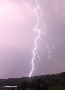 Lightning in Jackson County, WV