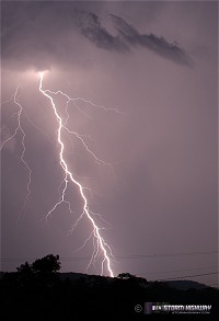 Lightning in Jackson County, WV