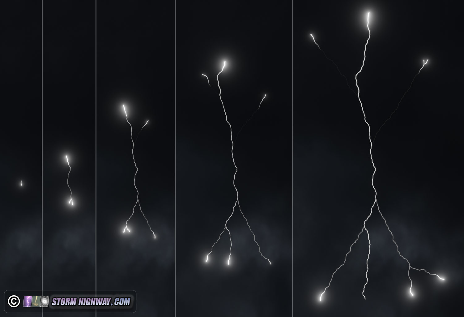 lightning moving animation