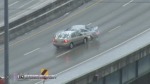 Cars slide, crash on icy Interstate bridge