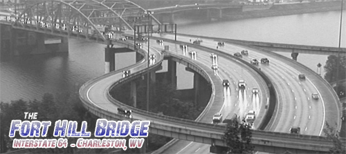 The Fort Hill Bridge on Interstate 64, Charleston, WV