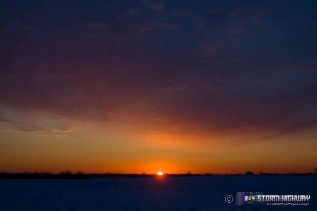 New Baden, IL sunset