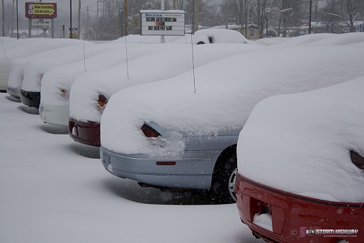 Snow in Troy, IL