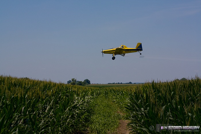 New Baden, IL crop duster