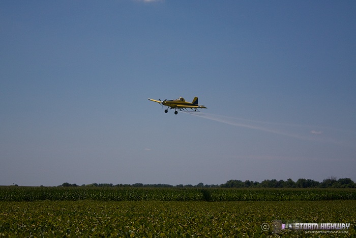 New Baden, IL crop duster