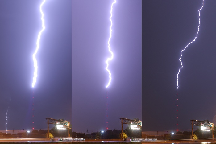 June 19 KMOV tower lightning