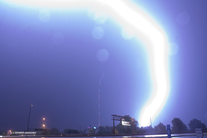 June 19 KMOV tower lightning