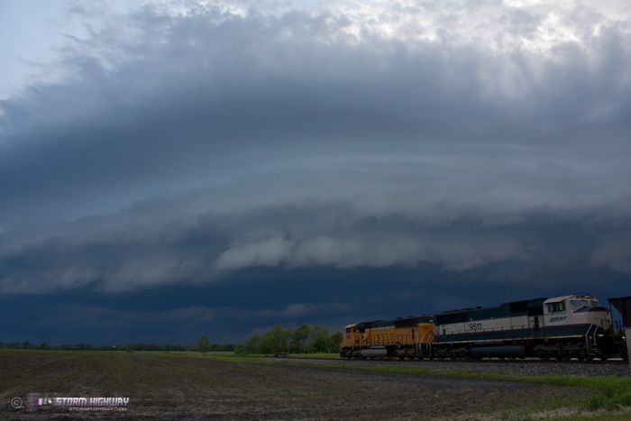 New Baden, IL shelf cloud 1