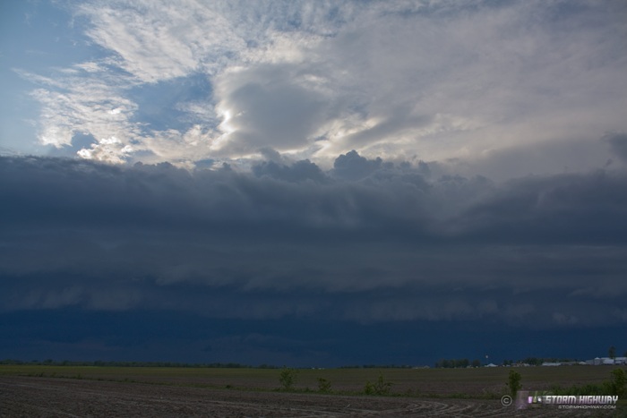 New Baden, IL shelf cloud 2