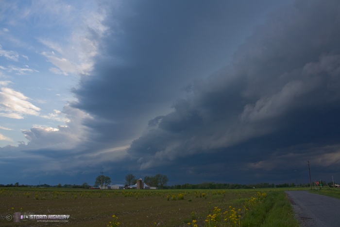 New Baden, IL shelf cloud 3