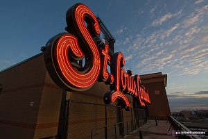 neon Cardinals sign