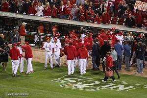 Players after the win