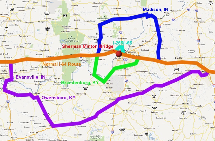 Sherman Minton Bridge bypasses