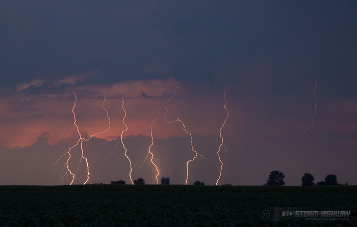 September 3, 2011 New Baden, IL lightning