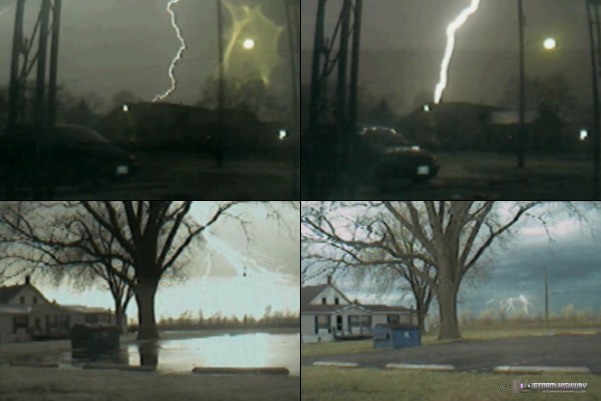 March 17 lightning on CCTV