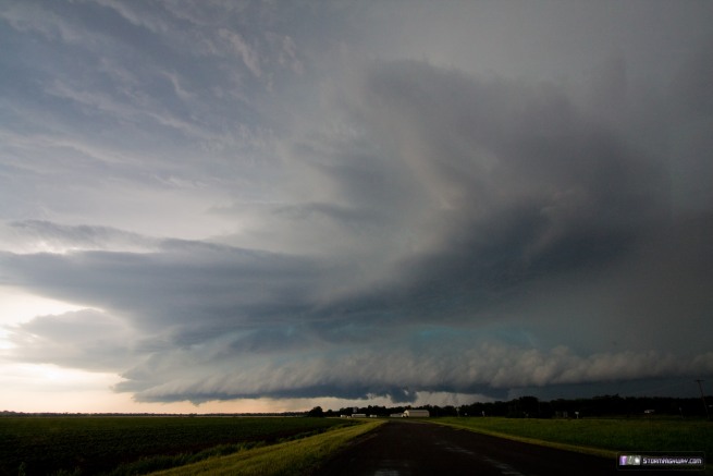 Storm near Pauls Valley, Oklahoma, May 30, 2013