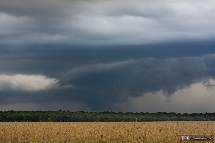 Storm near Ina, IL - October 4, 2013