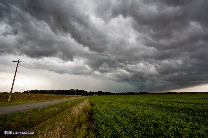 Storm near Bartelso, IL - October 5, 2013