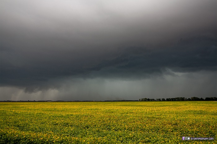 Storm near Okawville, IL - October 5, 2013