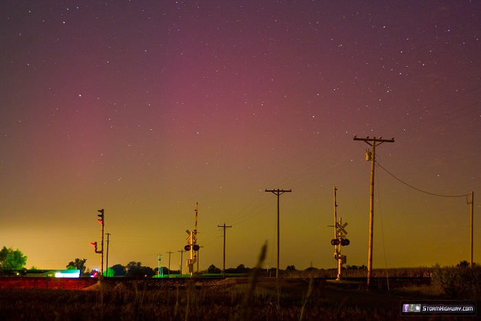 Auroras over New Baden, IL - October 8, 2013