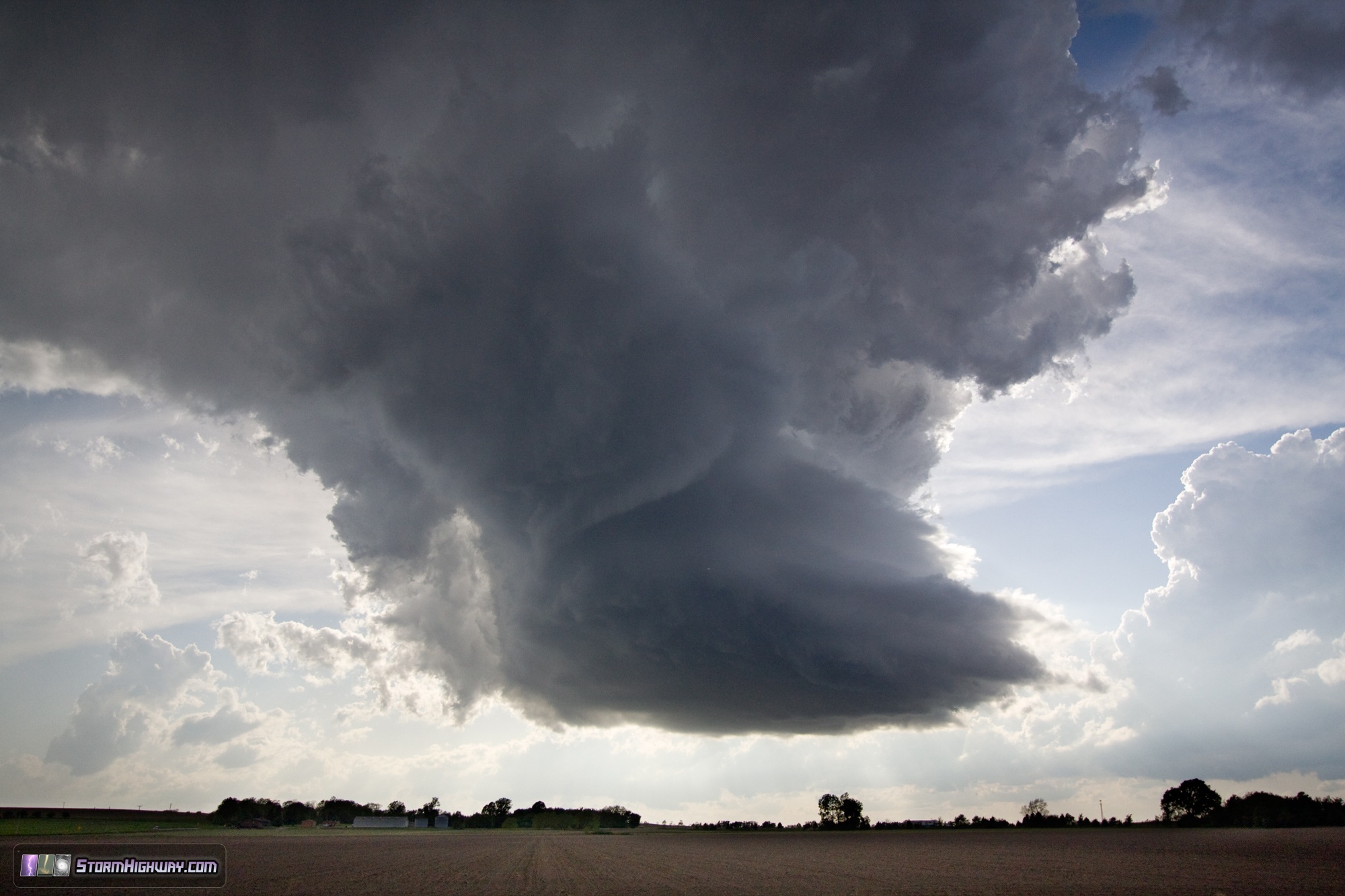 Updraft near New Baden, IL - May 9, 2014