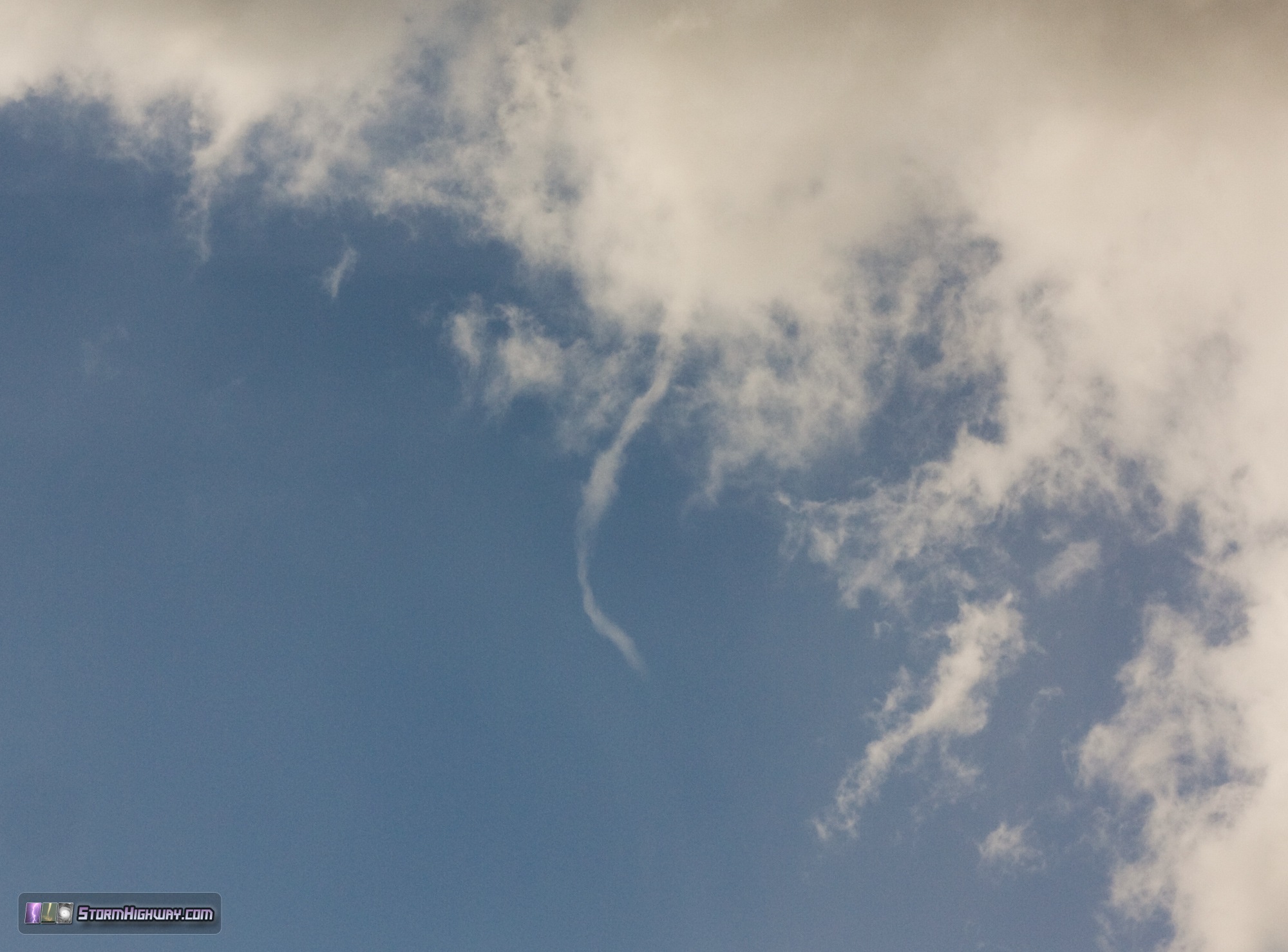 Rope funnel at New Memphis, IL - May 9, 2014