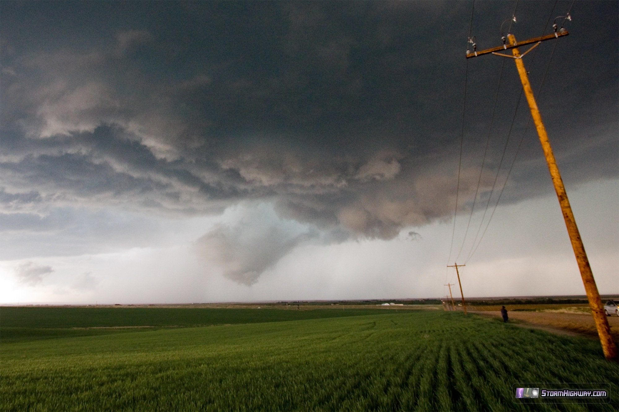 Supercell near Byers, Colorado - May 21, 2014