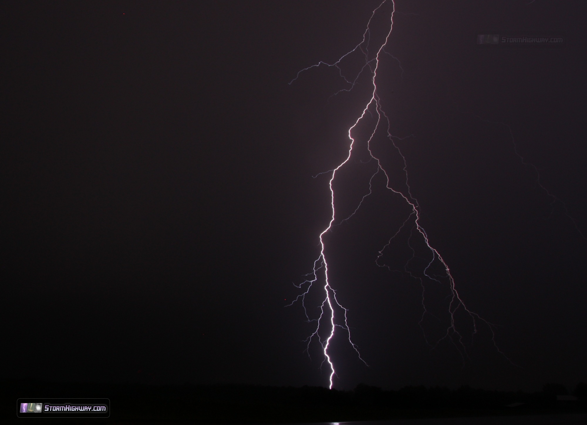 Lightning at Hiawatha, Kansas - June 3, 2014