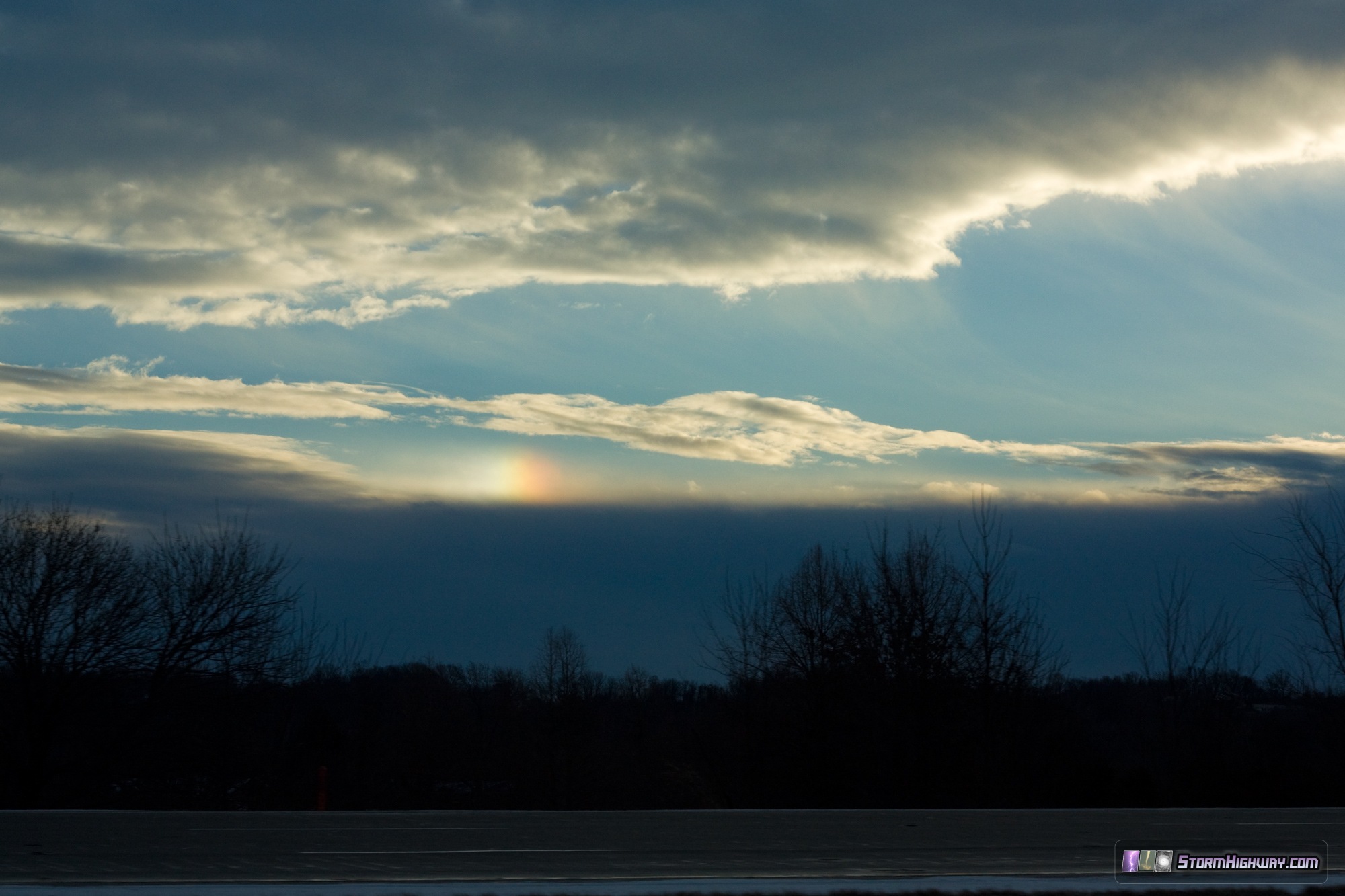 Sun dog - Collinsville, IL - January 16, 2014