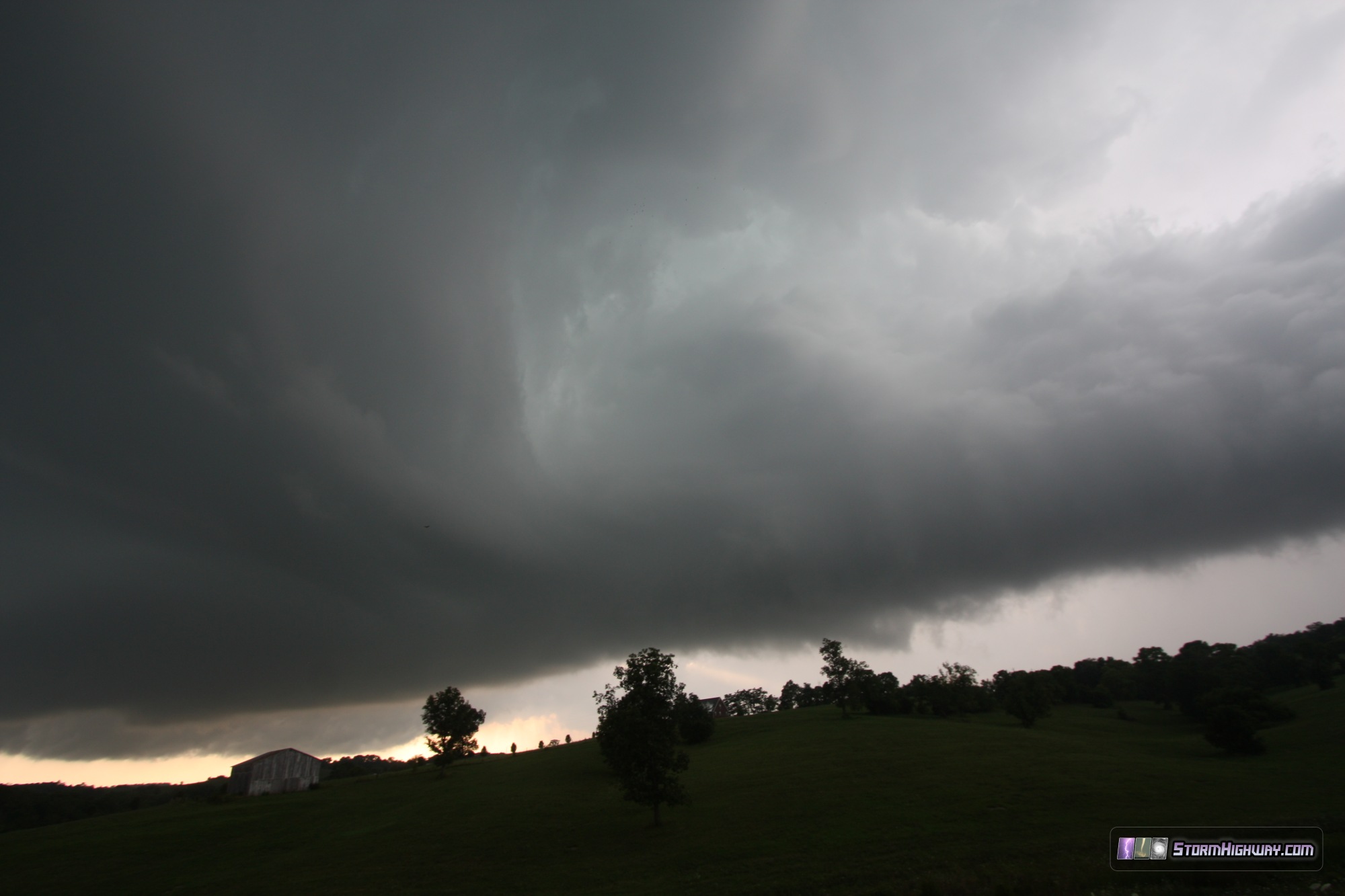 Supercell at Flemingsburg, Kentucky - July 27, 2014