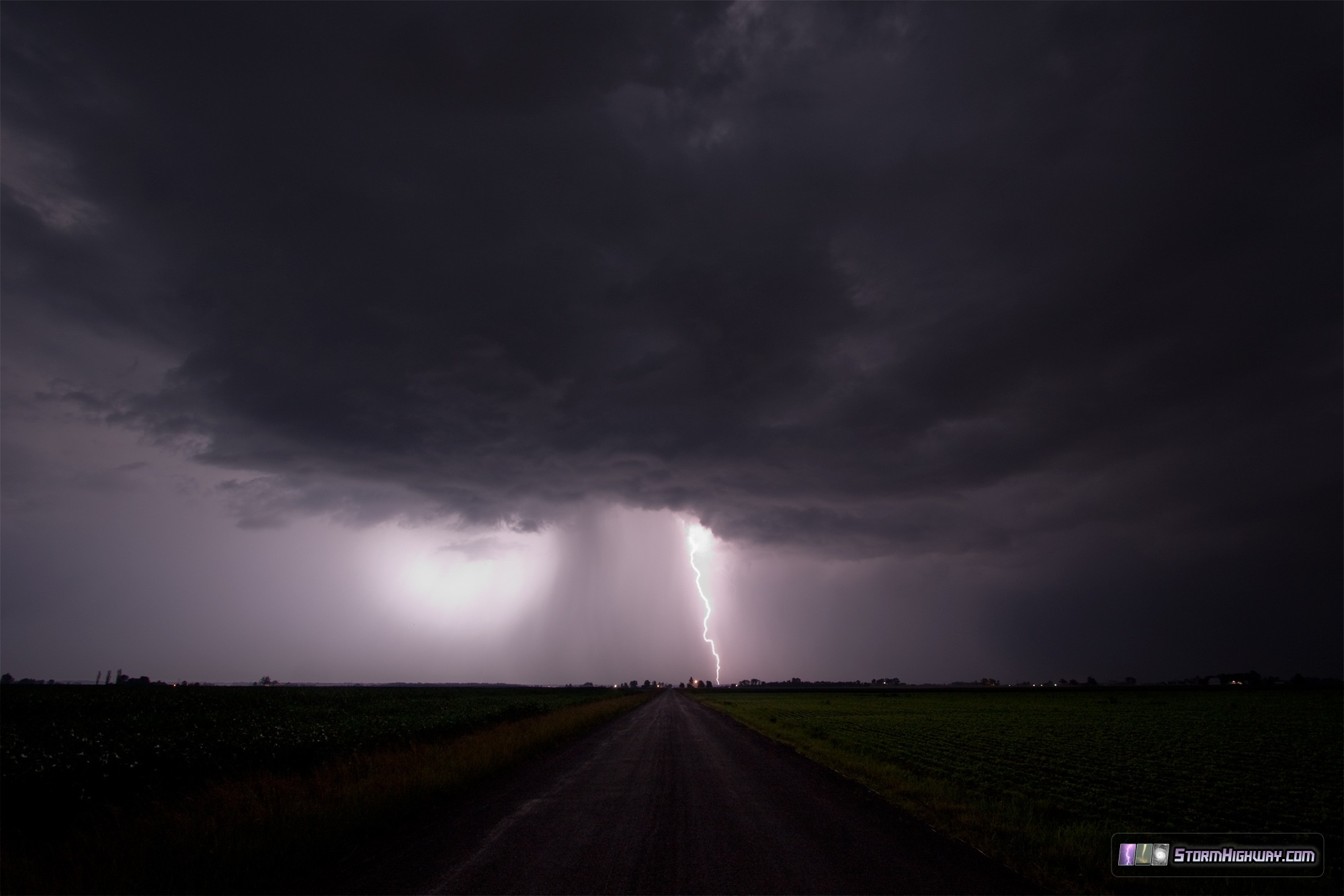 Lightning at New Baden, Illinois - June 16, 2014