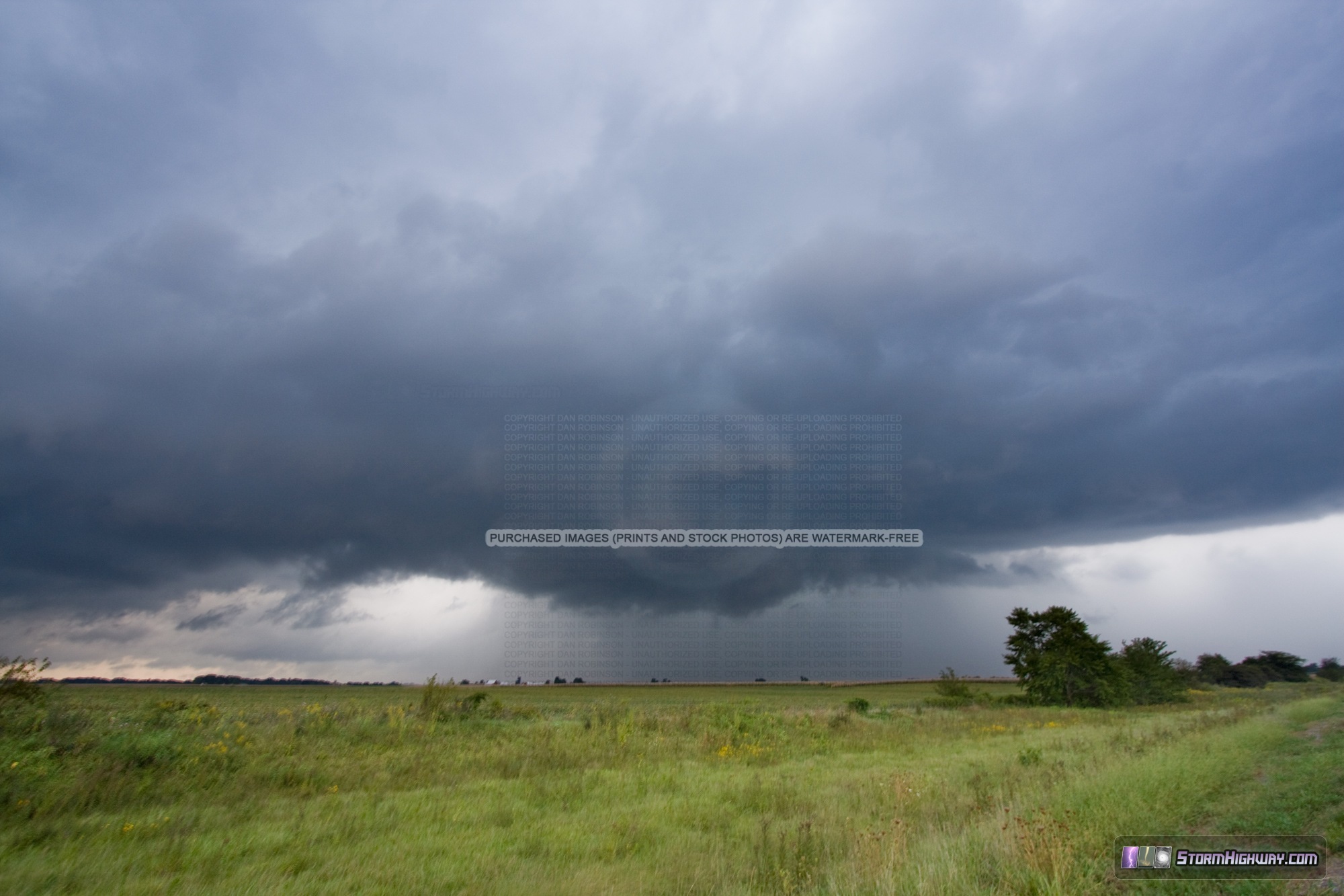 Storm near Hamel, Illinois - September 10, 2014
