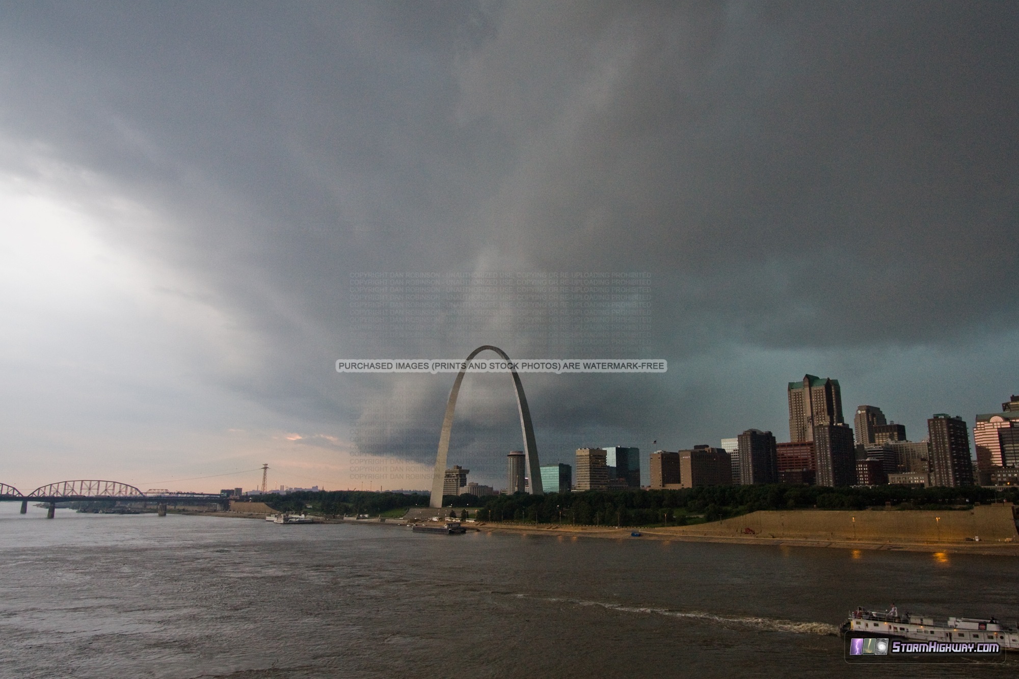 Storm approaching St. Louis - September 10, 2014