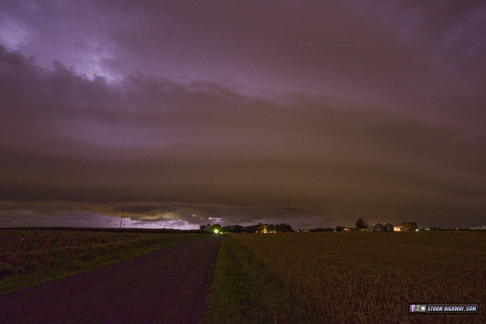 Shelf cloud at Marine, IL