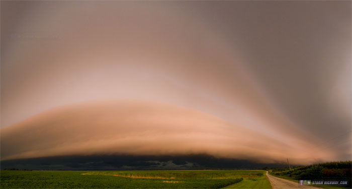 Shelf cloud at Pocahontas, IL